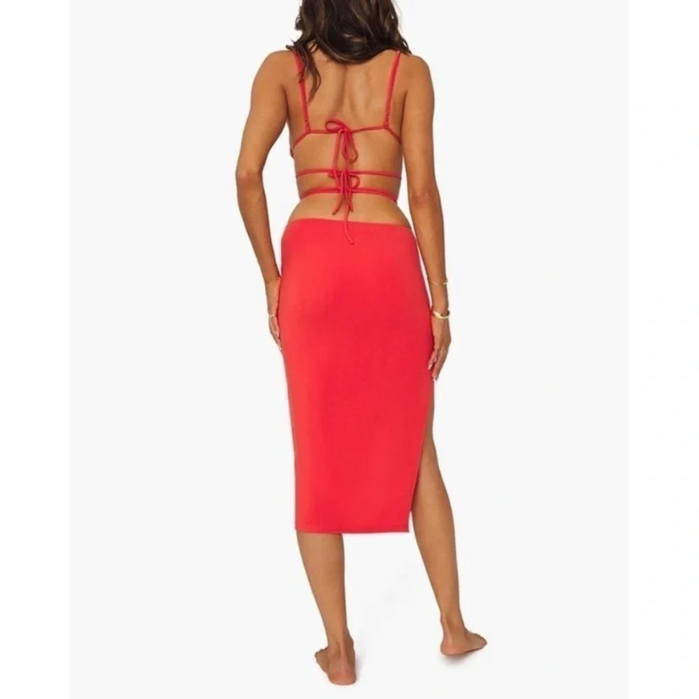 WeWoreWhat Cut out Midi Skirt